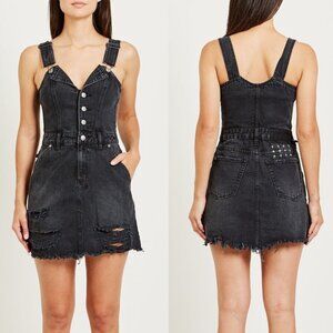 Ksubi Palms Pini Denim Overalls Dress